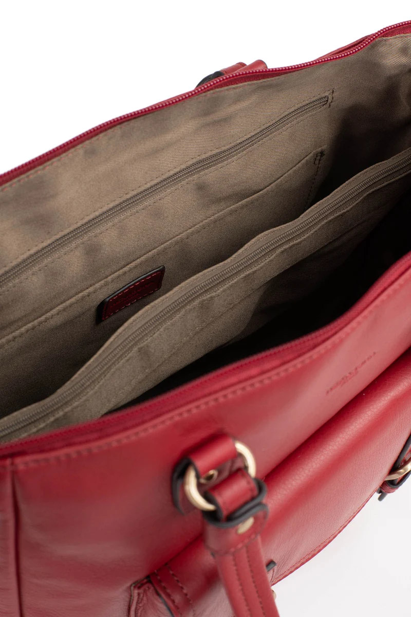 Sac porté épaule 2 anses - A4 - Cuir de vachette