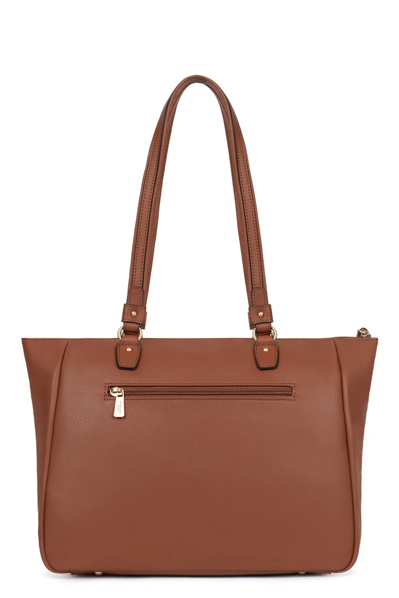 Sac porté épaule 2 anses - A4 - Cuir de vachette