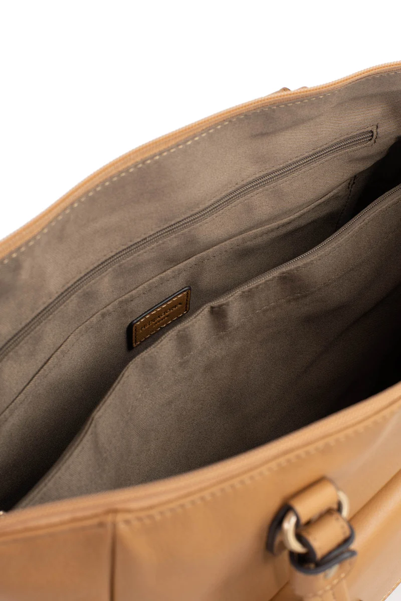 Sac porté épaule 2 anses - A4 - Cuir de vachette