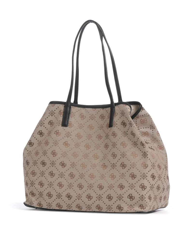 Guess Victtoria Large Cabas latte logo/black