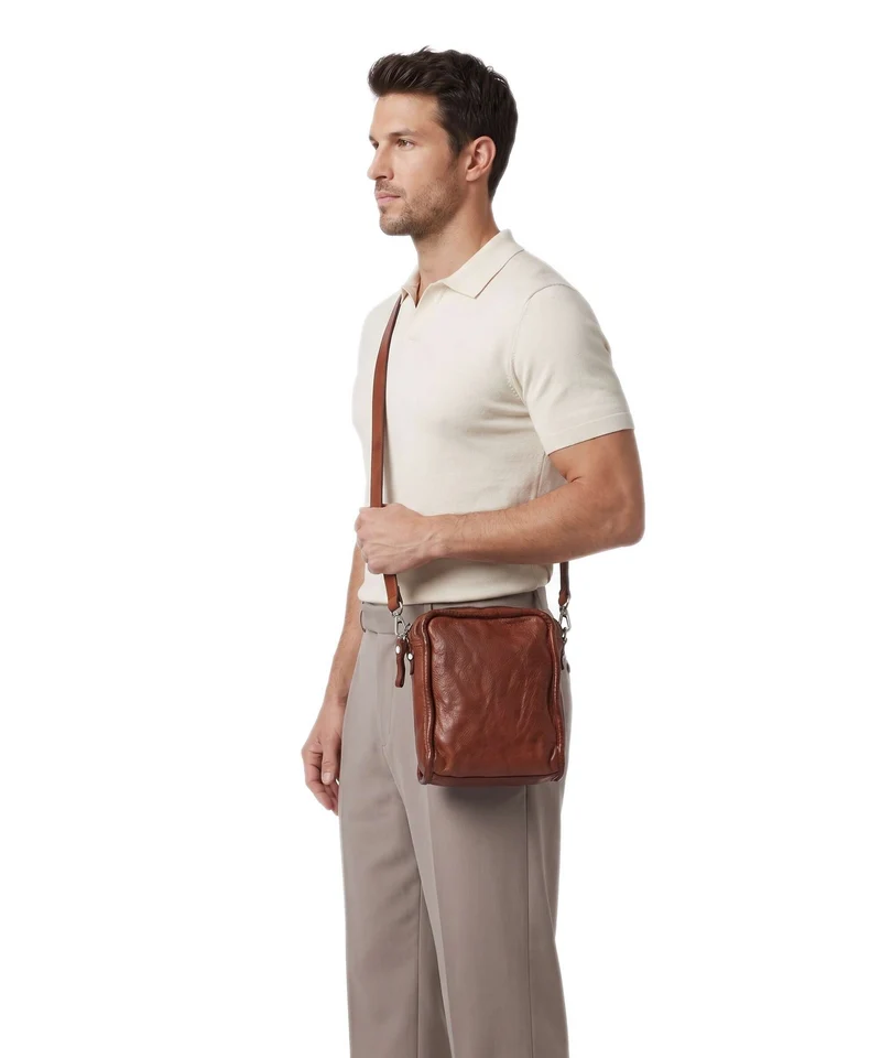 Campomaggi Sac bandoulière cognac