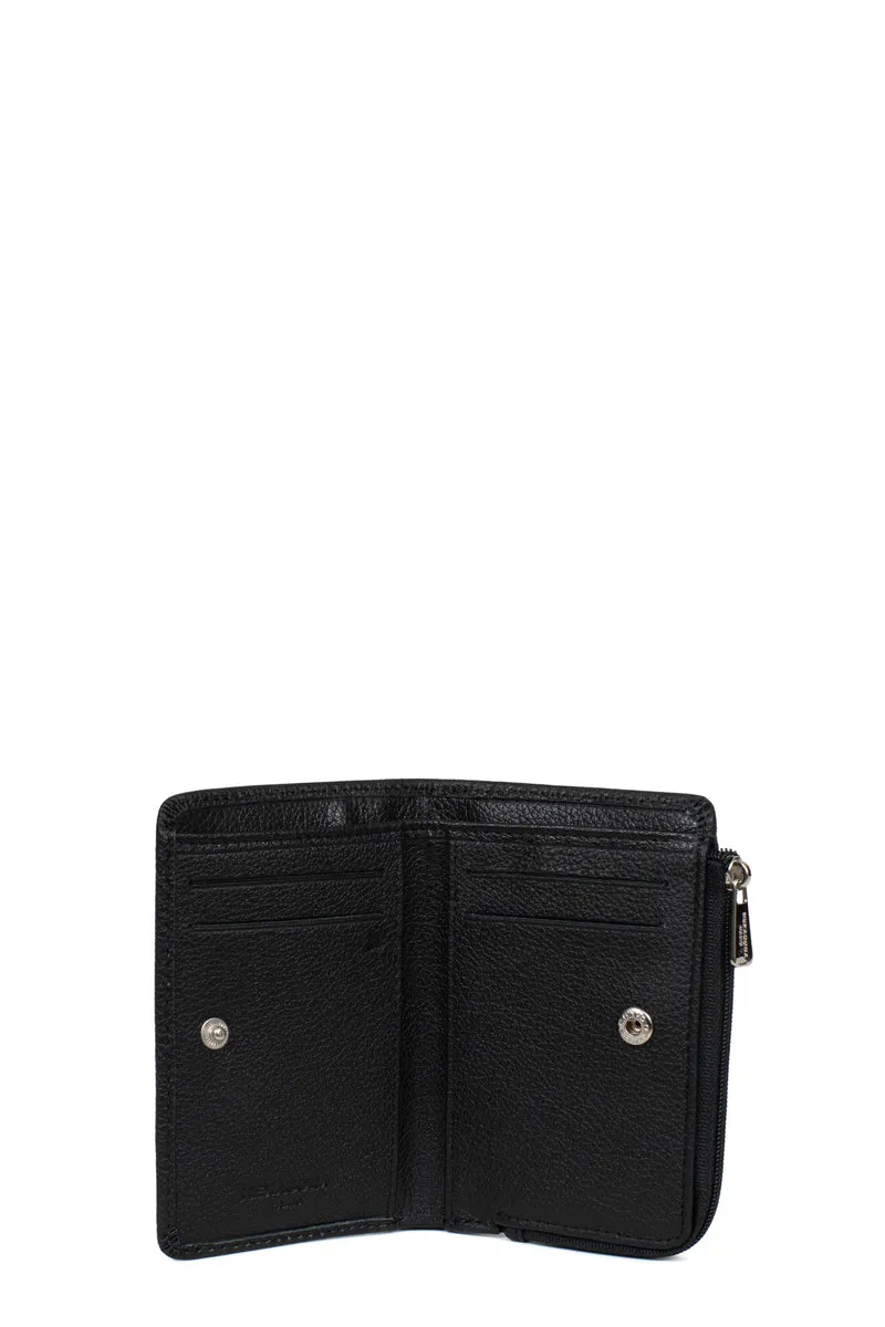 Portefeuille - 1 volet - Stop RFID - Cuir