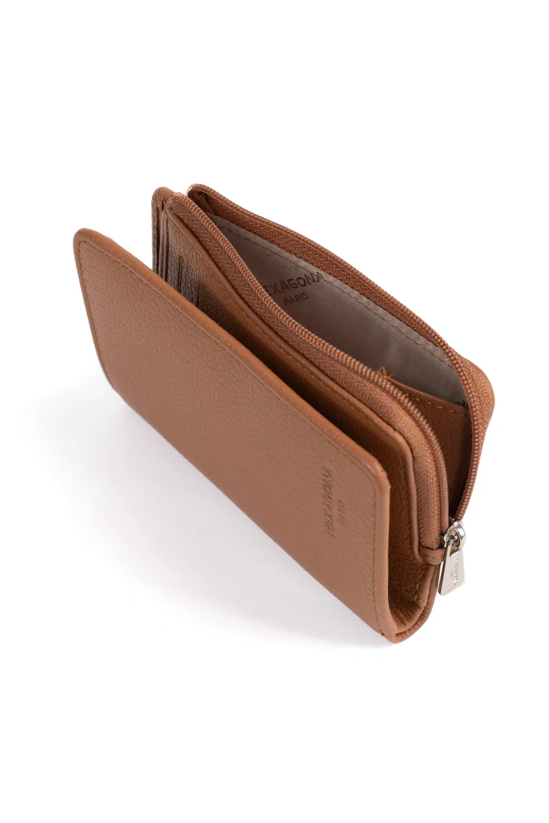 Portefeuille - 1 volet - Stop RFID - Cuir