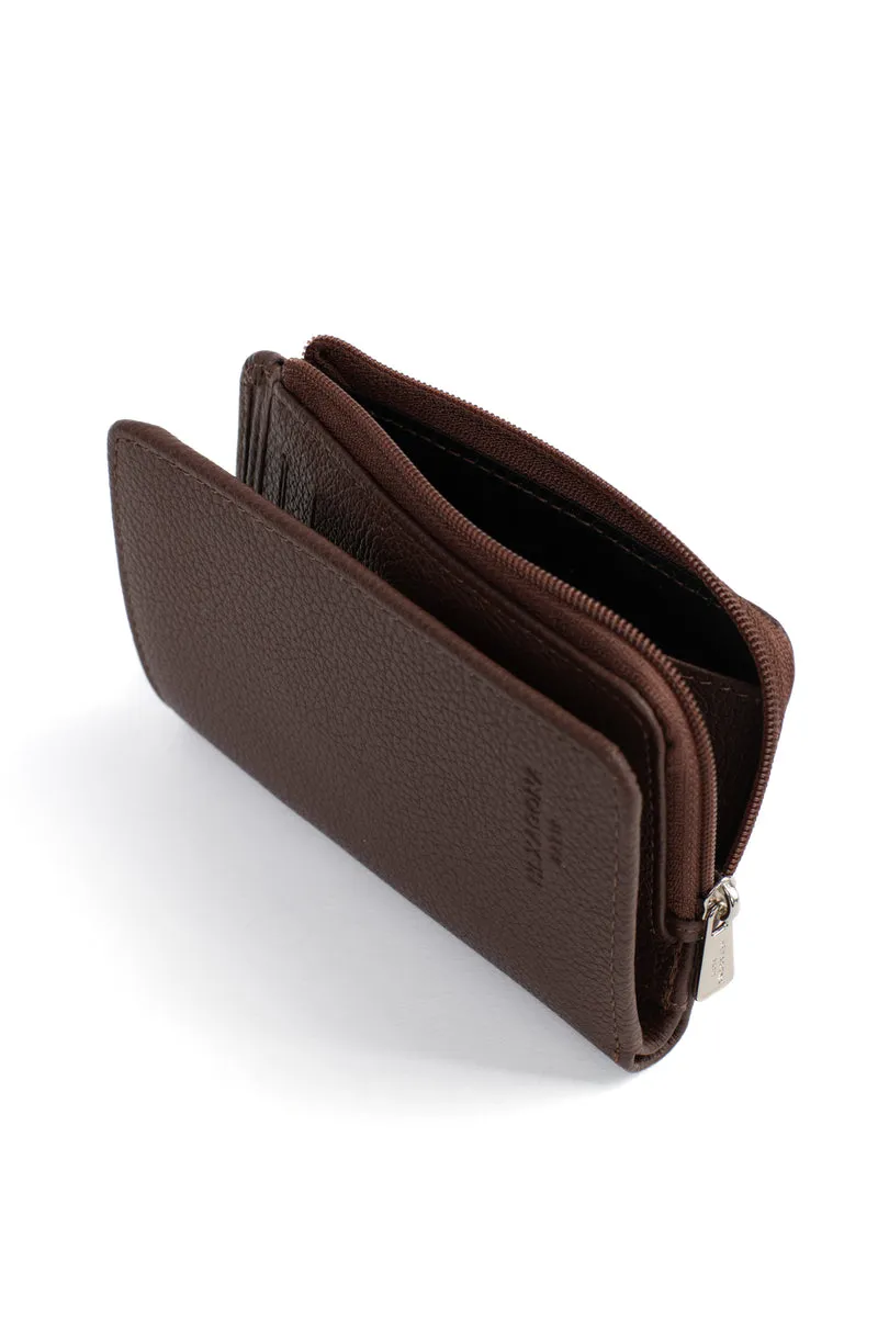 Portefeuille - 1 volet - Stop RFID - Cuir