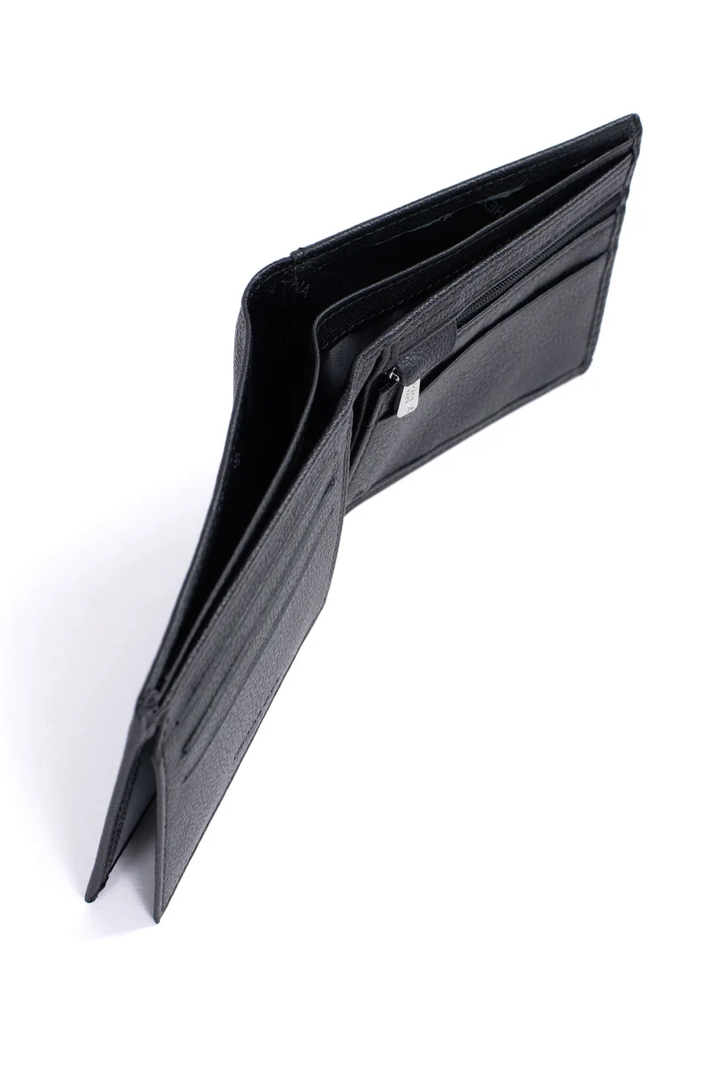 Portefeuille italien - 2 volets - Stop RFID - Cuir