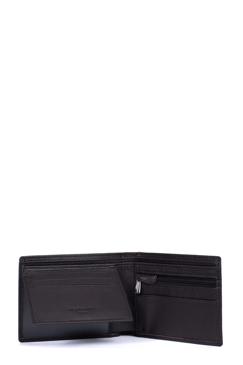 Portefeuille italien - 2 volets - Stop RFID - Cuir
