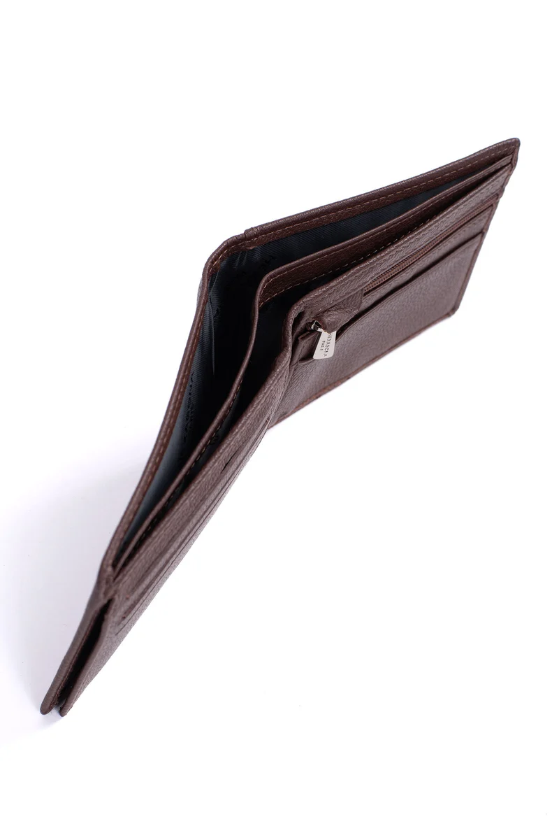 Portefeuille italien - 2 volets - Stop RFID - Cuir