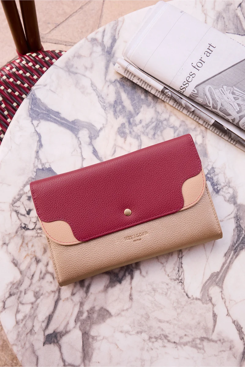Compagnon de voyage - 2 volets - Stop RFID - Cuir