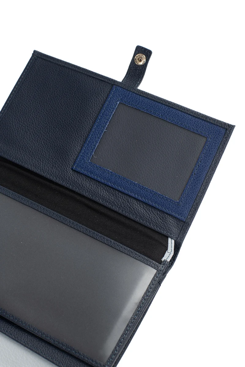 Compagnon de voyage - 2 volets - Stop RFID - Cuir