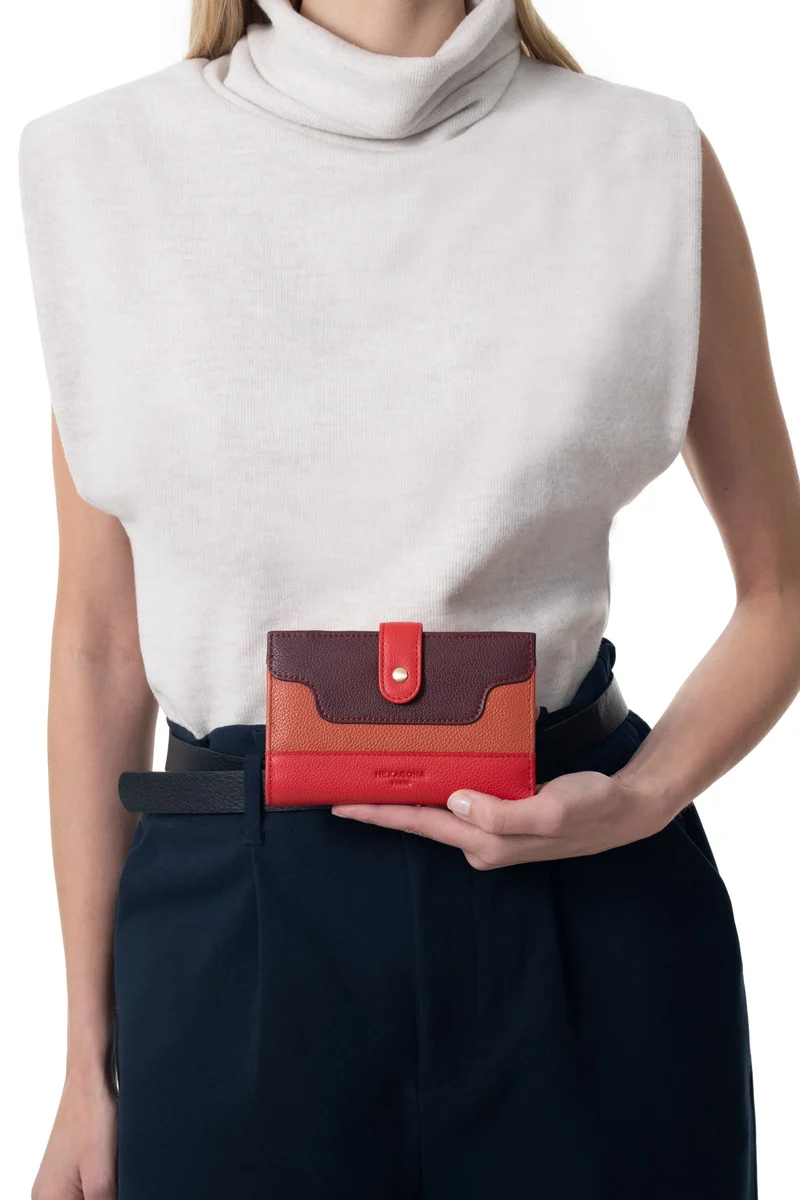 Portefeuille - 2 volets - Stop RFID - Cuir