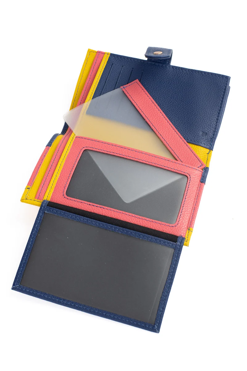 Portefeuille - 2 volets - Stop RFID - Cuir