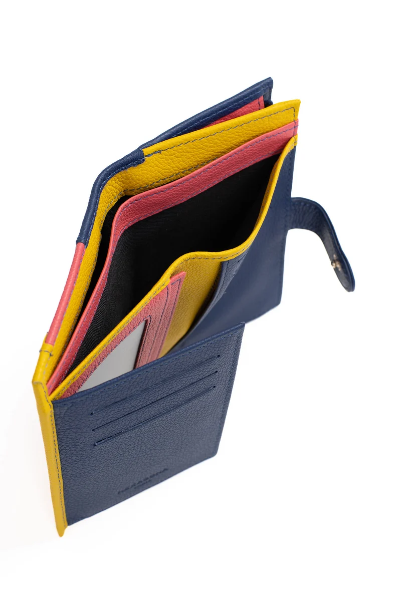 Portefeuille - 2 volets - Stop RFID - Cuir