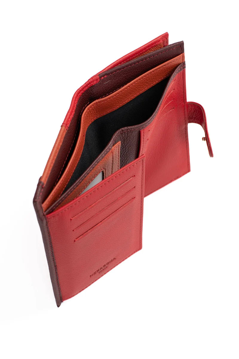 Portefeuille - 2 volets - Stop RFID - Cuir
