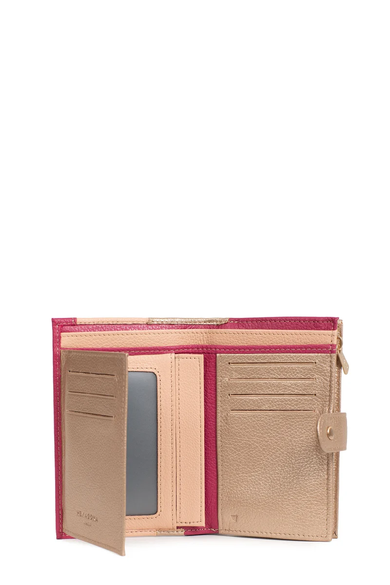 Portefeuille - 2 volets - Stop RFID - Cuir