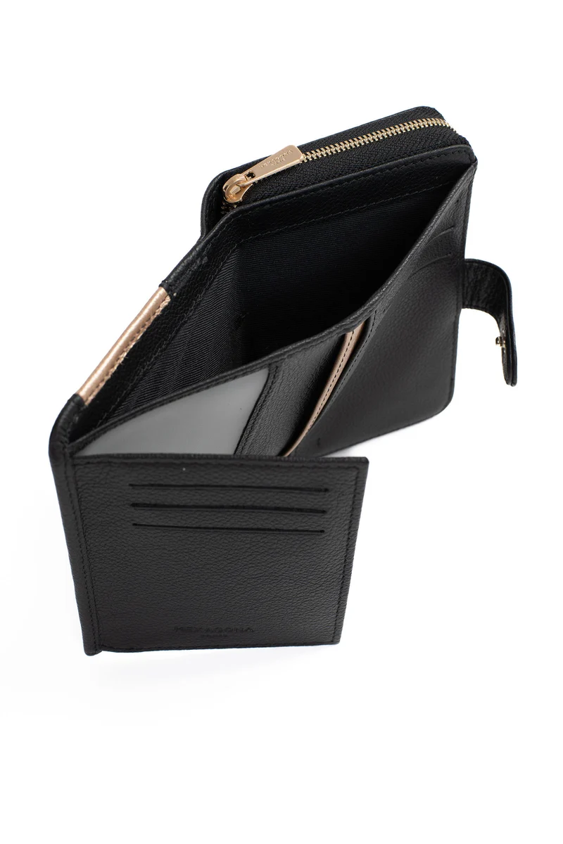 Portefeuille - 2 volets - Stop RFID - Cuir