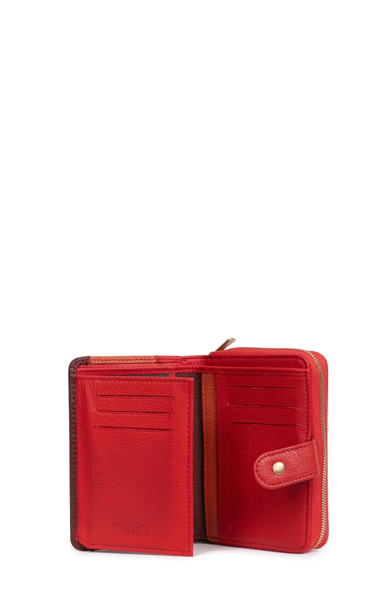 Portefeuille - 2 volets - Stop RFID - Cuir