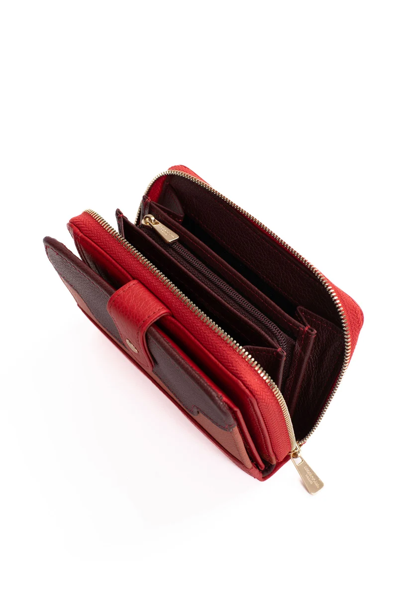 Portefeuille - 2 volets - Stop RFID - Cuir