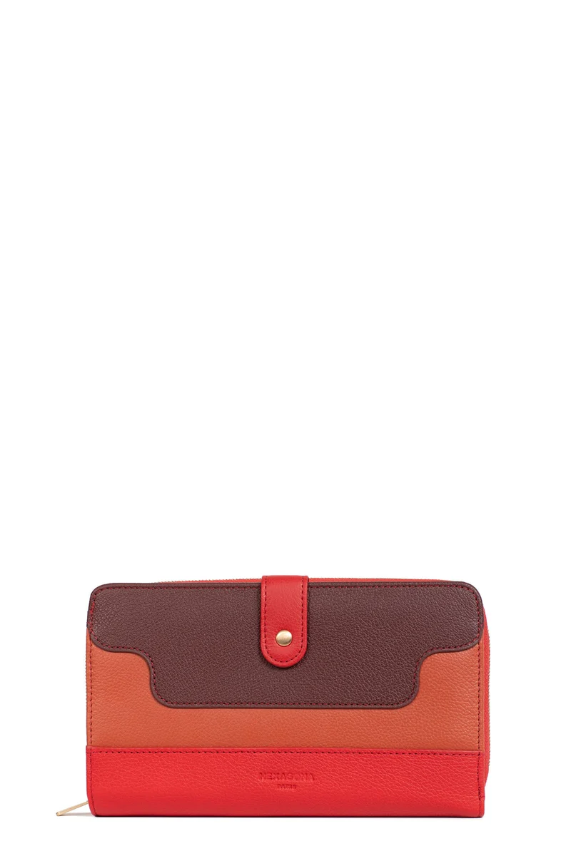 Compagnon de voyage - 1 volet - Stop RFID - Cuir