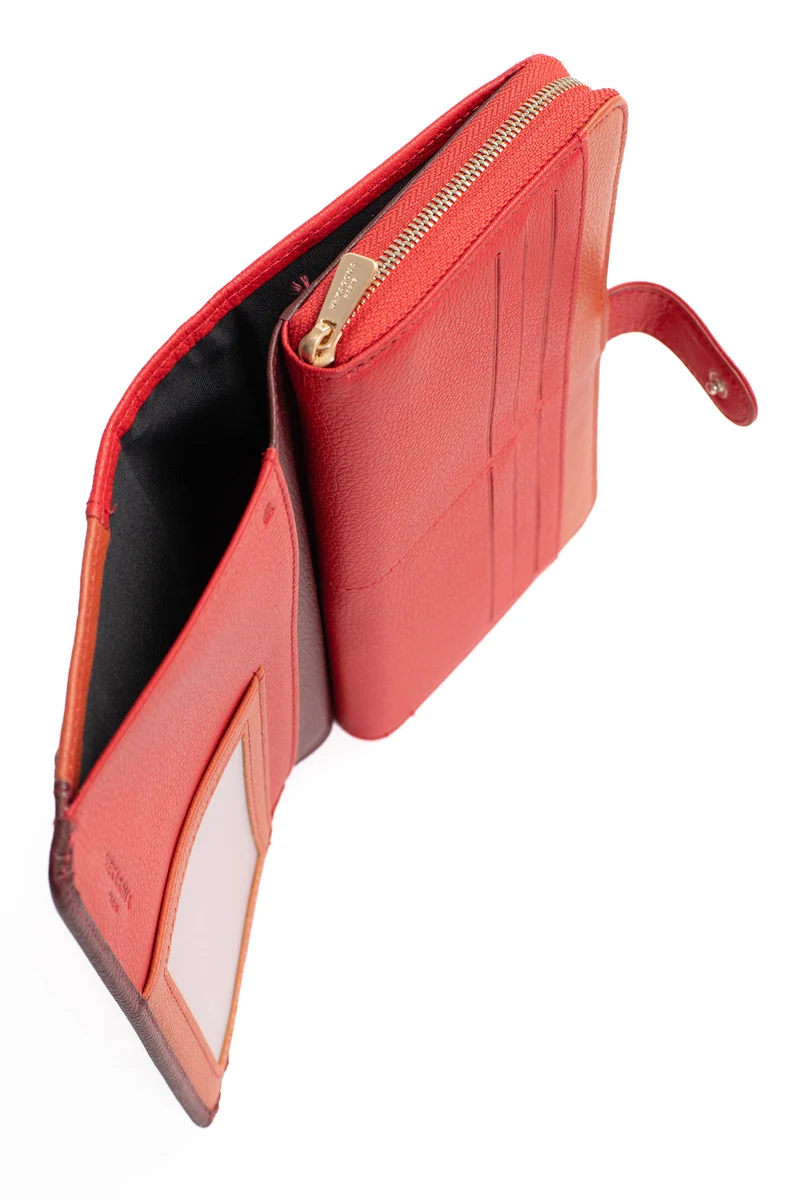 Compagnon de voyage - 1 volet - Stop RFID - Cuir