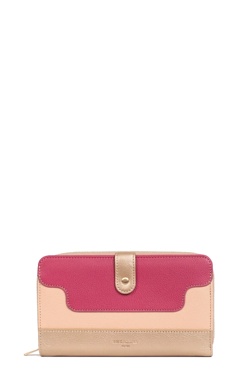 Compagnon de voyage - 1 volet - Stop RFID - Cuir