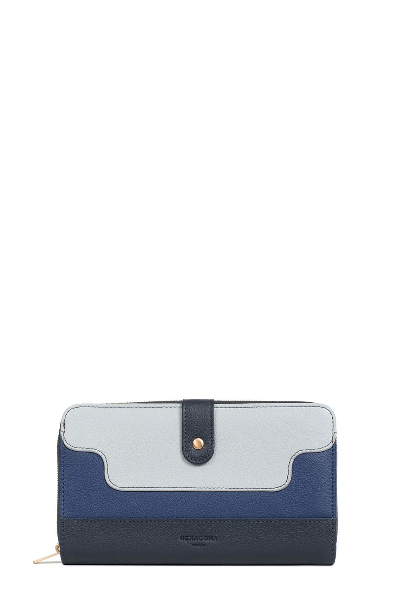 Compagnon de voyage - 1 volet - Stop RFID - Cuir