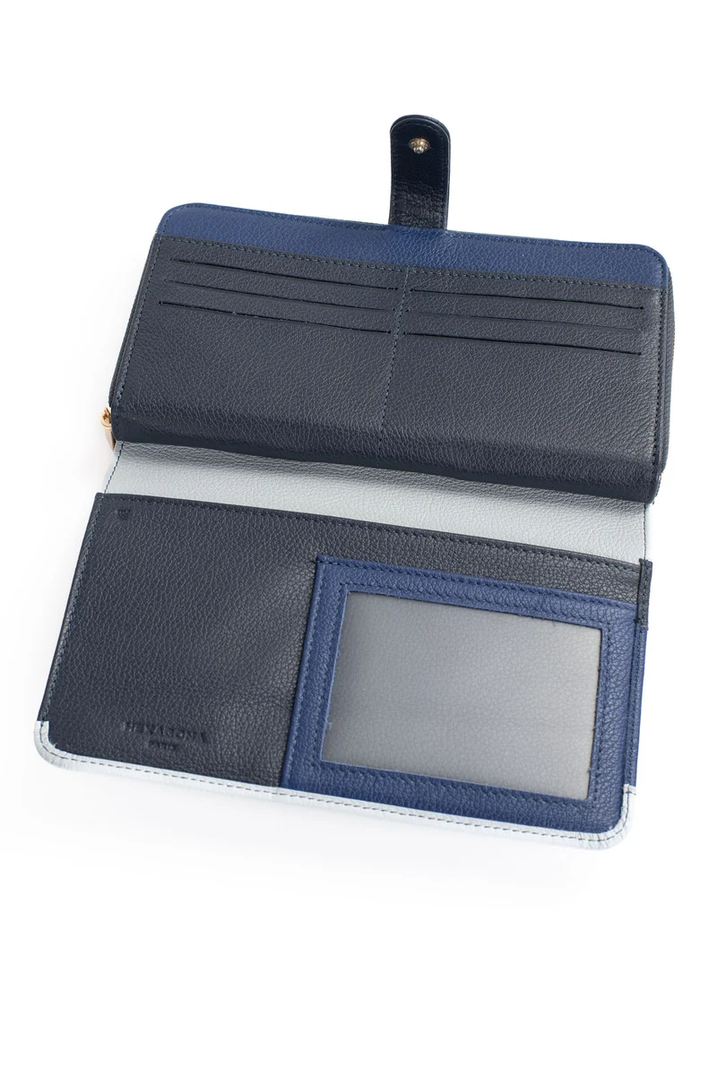 Compagnon de voyage - 1 volet - Stop RFID - Cuir