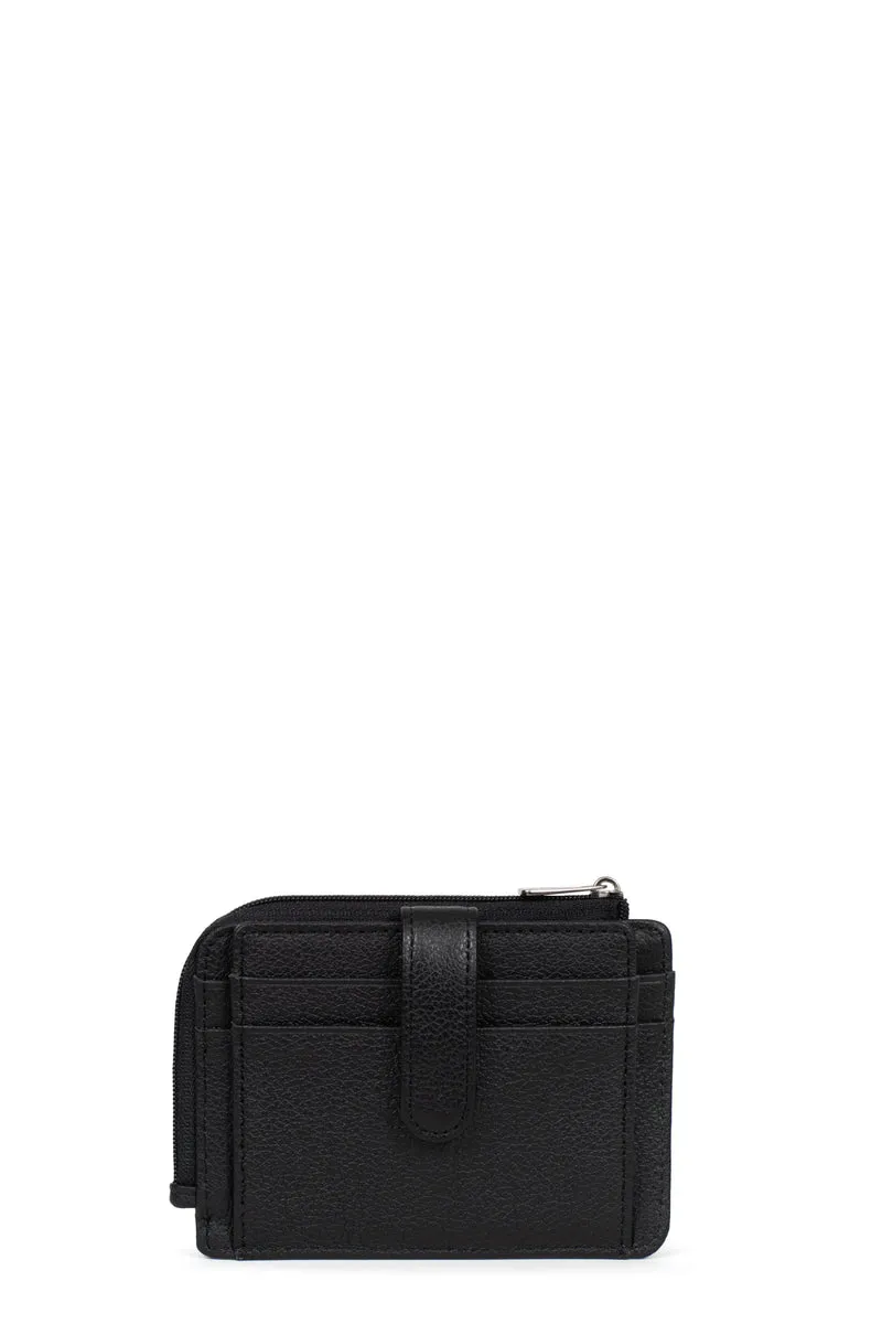 Porte-cartes - 1 volet - Cuir