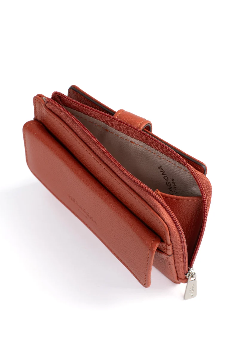 Porte-cartes - 1 volet - Cuir