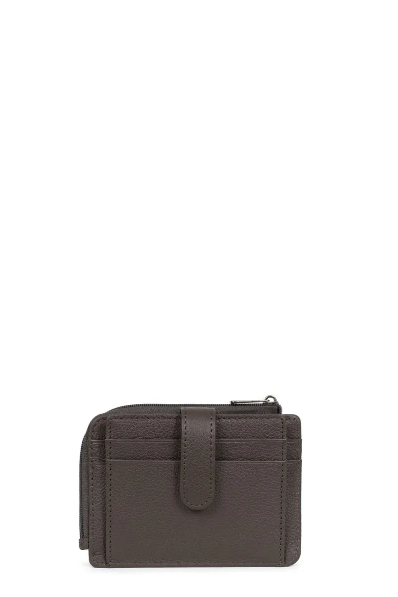 Porte-cartes - 1 volet - Cuir