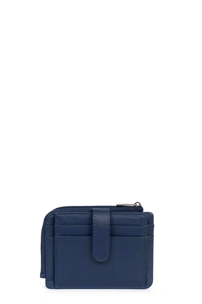 Porte-cartes - 1 volet - Cuir
