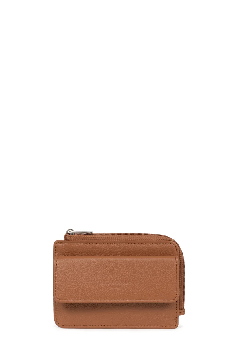 Porte-cartes - 1 volet - Cuir