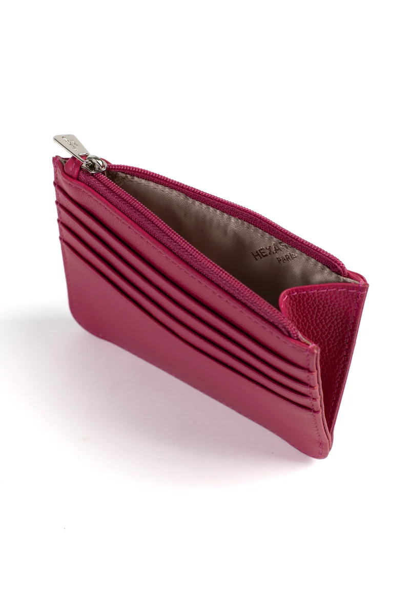 Porte-cartes - 1 volet - Cuir