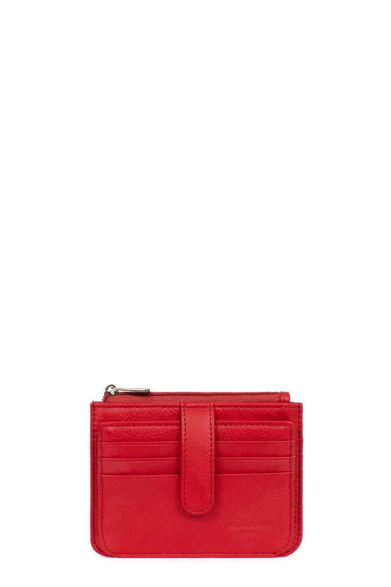 Porte-cartes - 1 volet - Cuir