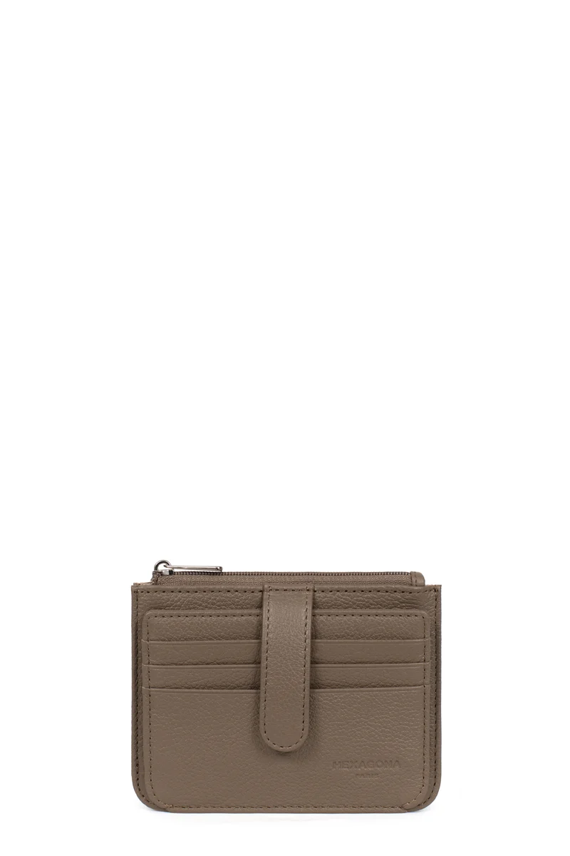 Porte-cartes - 1 volet - Cuir