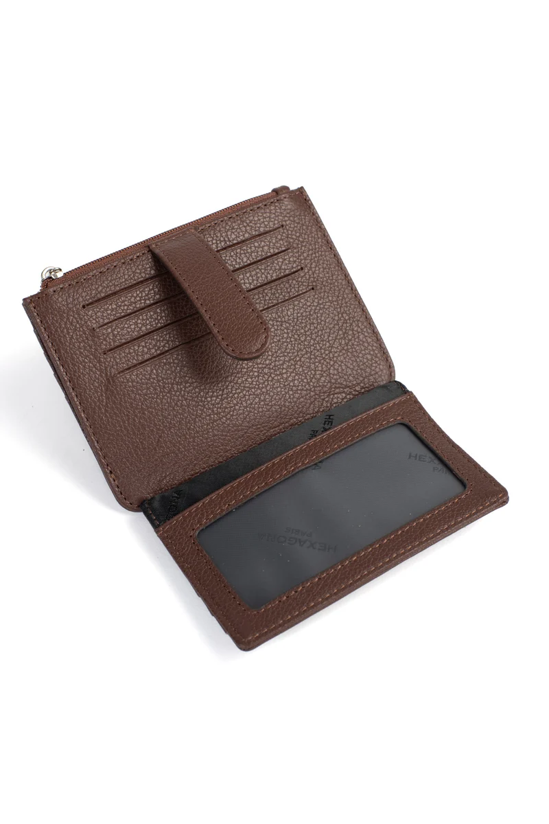 Porte-cartes - 1 volet - Cuir
