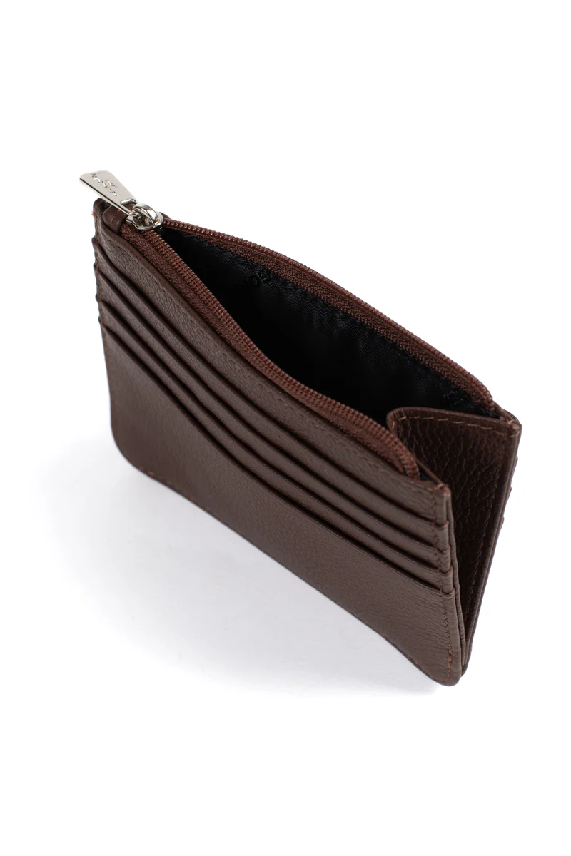 Porte-cartes - 1 volet - Cuir