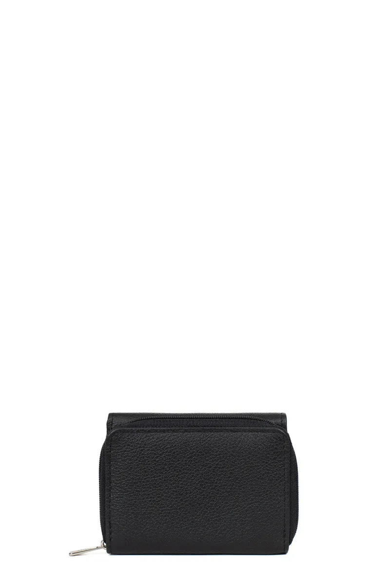 Portefeuille - 2 volets - Stop RFID - Cuir