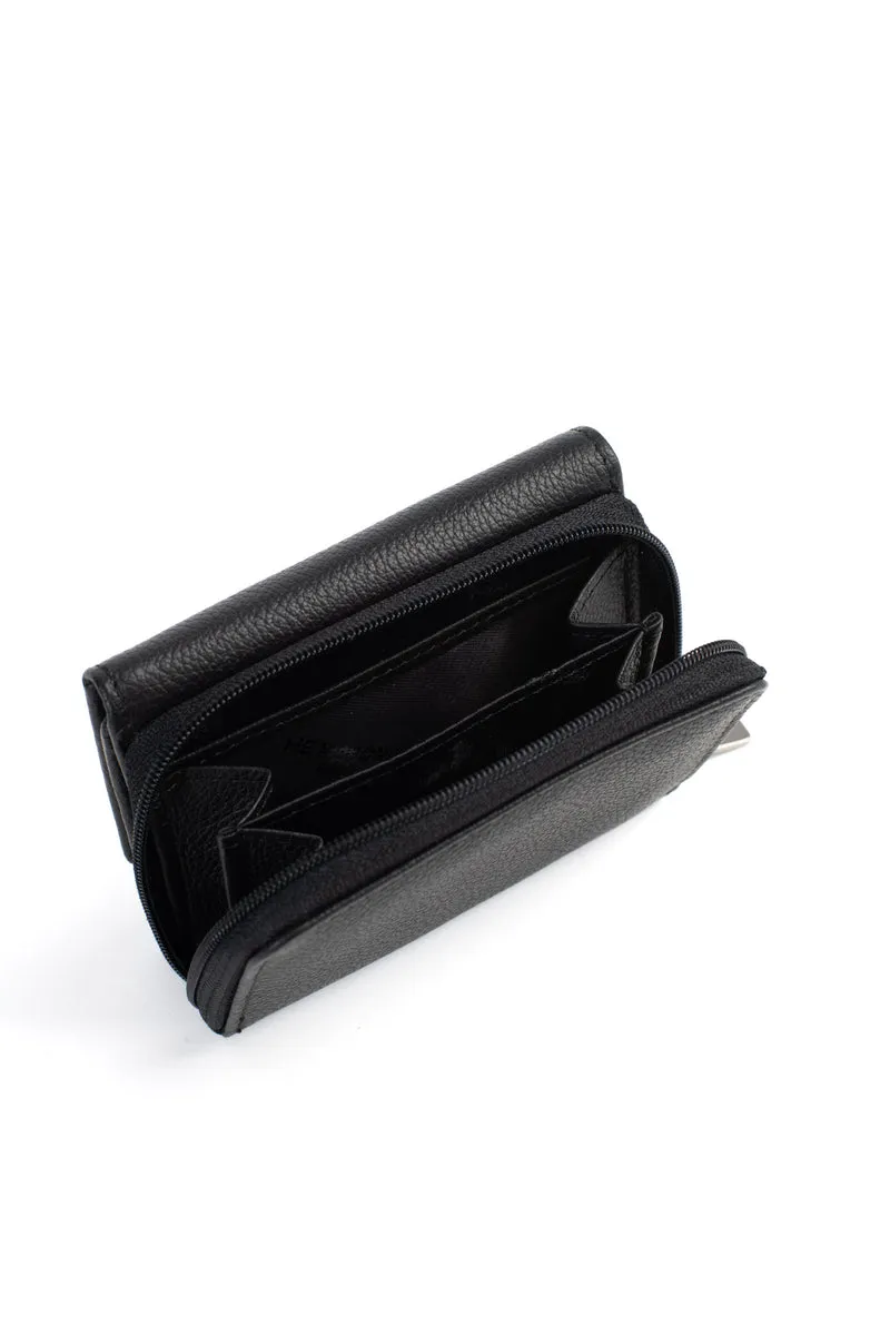 Portefeuille - 2 volets - Stop RFID - Cuir