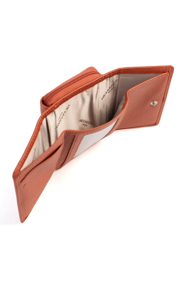 Portefeuille - 2 volets - Stop RFID - Cuir