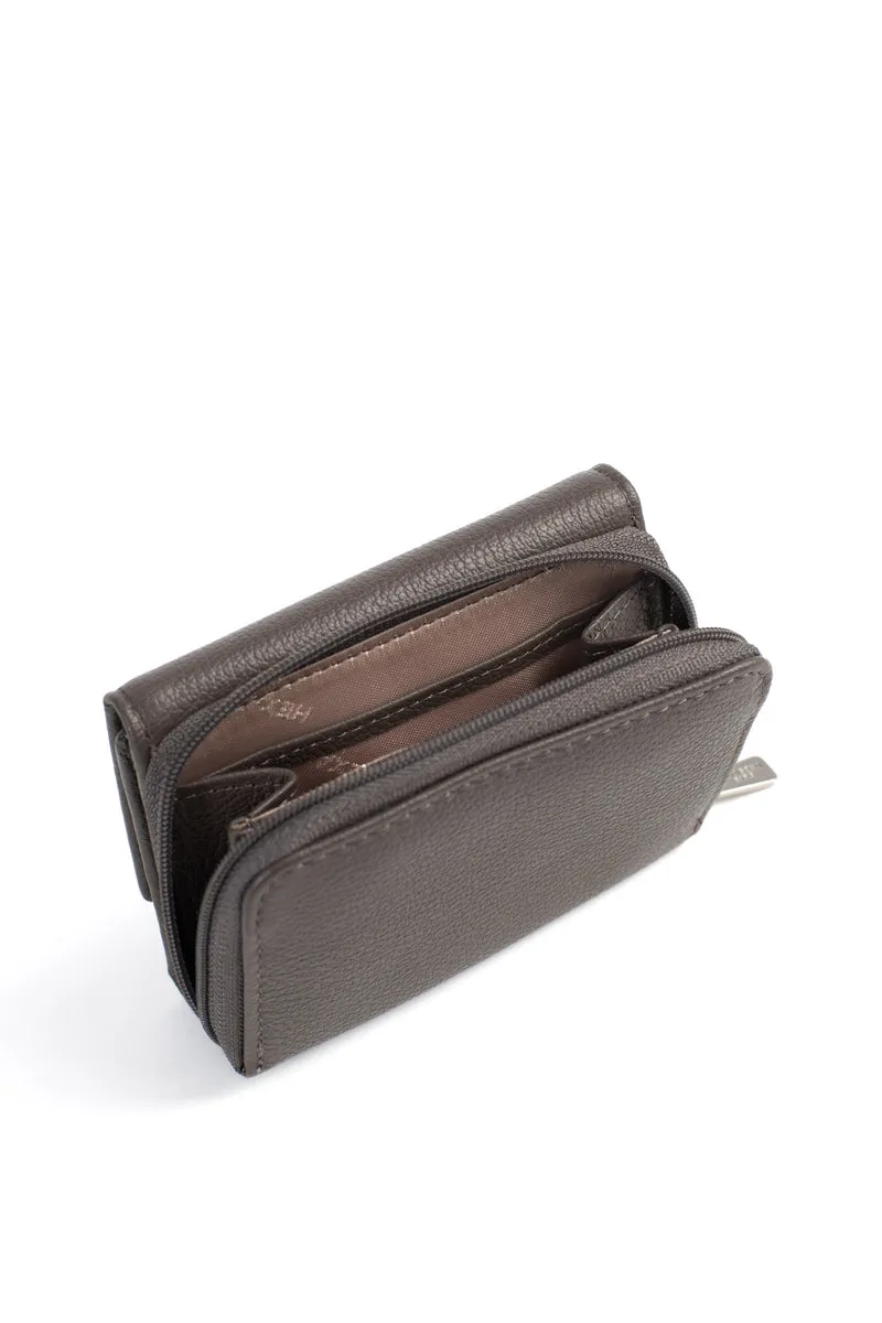 Portefeuille - 2 volets - Stop RFID - Cuir