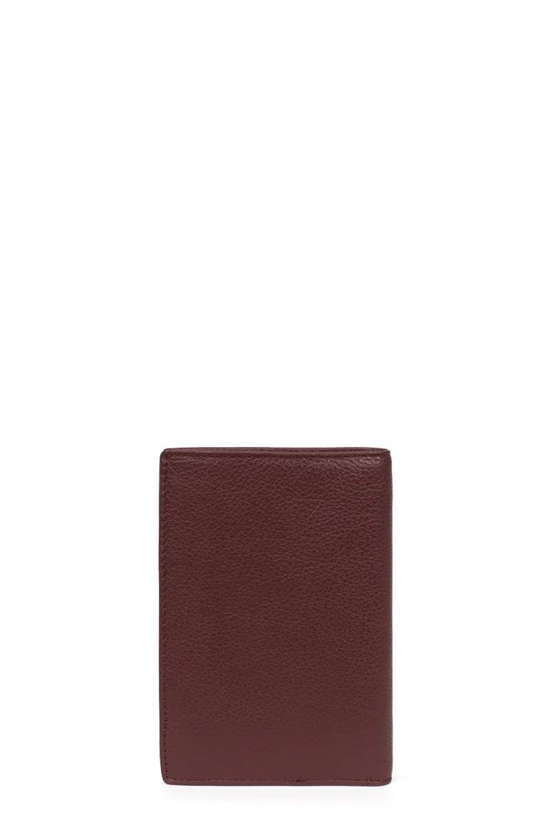 Portefeuille européen - 2 volets - Cuir