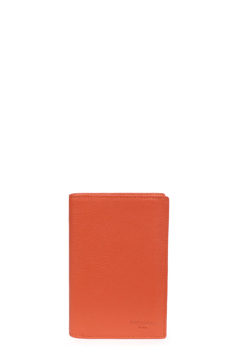 Portefeuille européen - 2 volets - Cuir