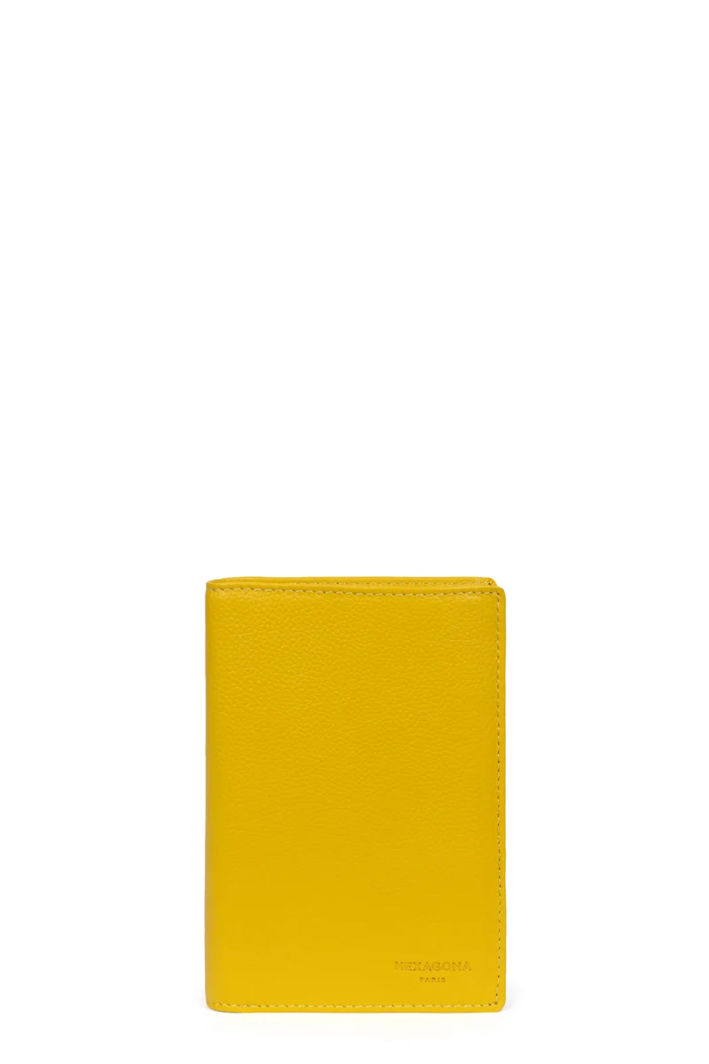 Portefeuille européen - 2 volets - Cuir