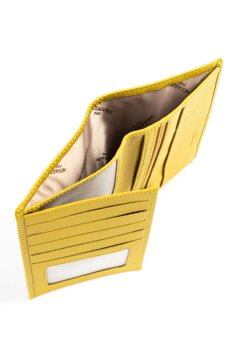 Portefeuille européen - 2 volets - Cuir