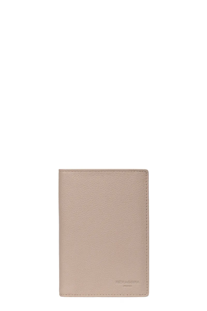 Portefeuille européen - 2 volets - Cuir
