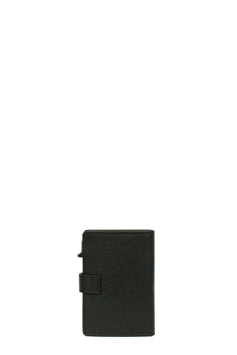 Boîtier porte-cartes - 2 volets - Stop RFID - Cuir