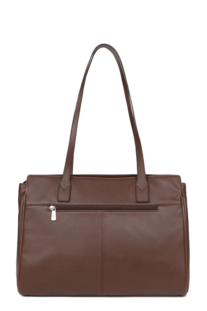 Sac porté épaule 2 anses - 13" & A4 - Cuir