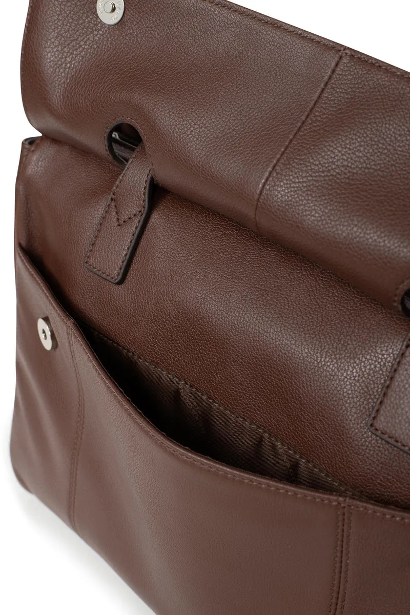 Sac porté épaule 2 anses - 13" & A4 - Cuir
