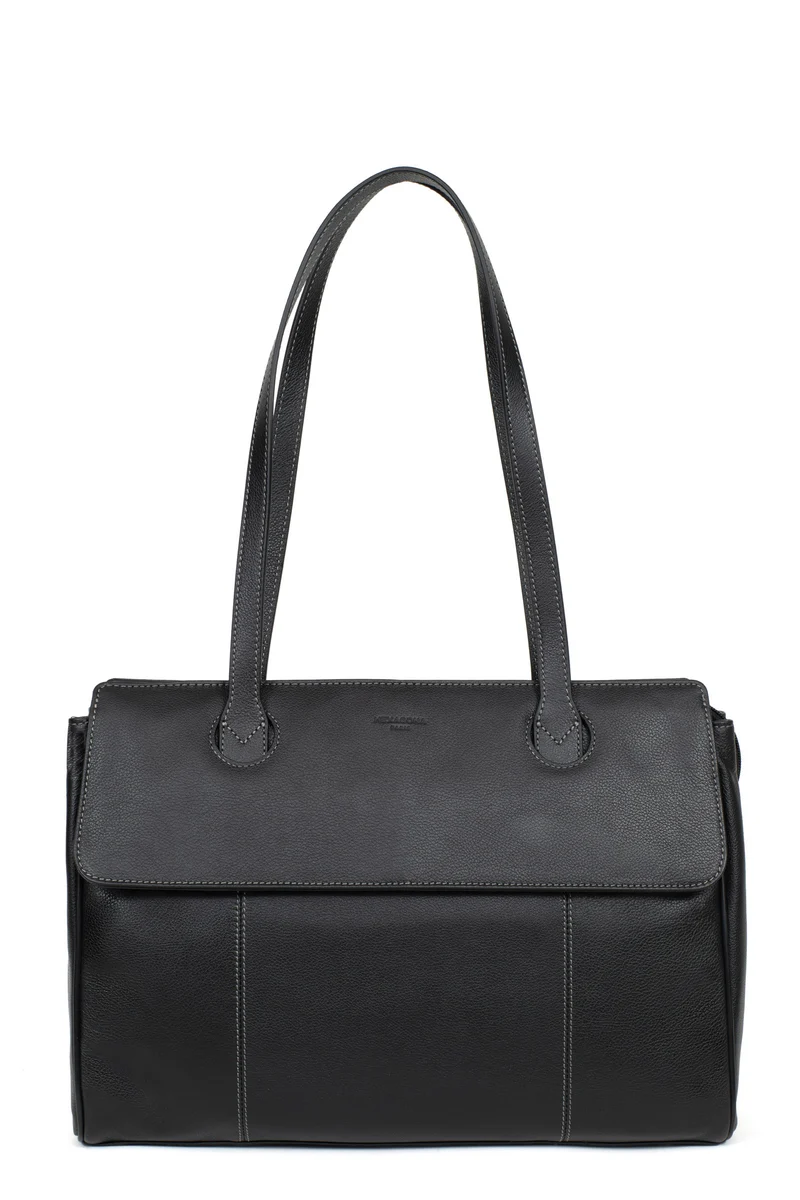 Sac porté épaule 2 anses - 13" & A4 - Cuir