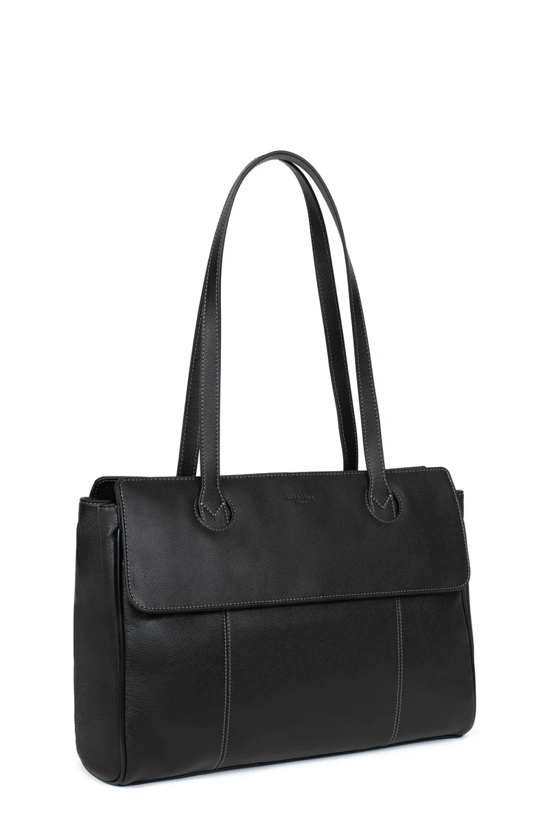Sac porté épaule 2 anses - 13" & A4 - Cuir